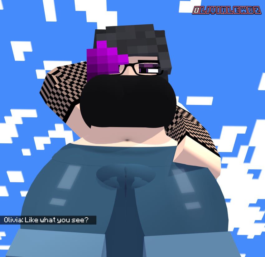 minecraft-xxx-art-–-girl,-dyed-hair,-olivialewdz,-glasses,-minecraft-xxx,-minecraft-youtubers