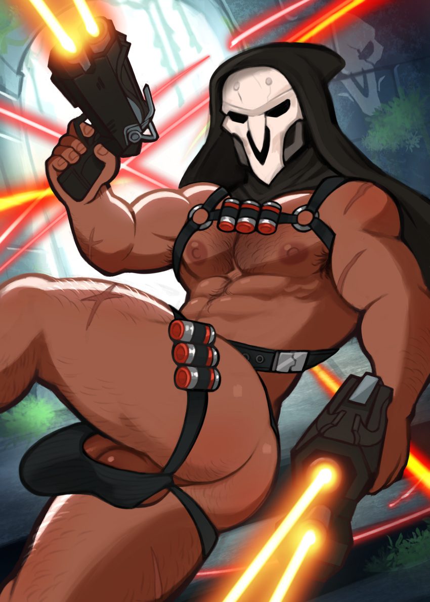 overwatch-porn-–-yaoi,-solo-male,-balls,-nipples,-penis-outline