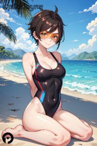 overwatch-rule-xxx-–-ocean,-breasts,-looking-at-viewer,-collarbone