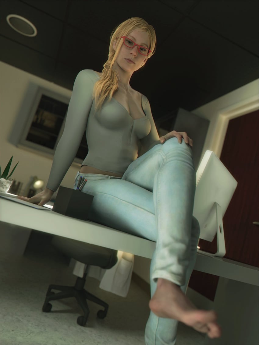 resident-evil-rule-xxx-–-presenting-feet,-mature-female,-solo-female,-ls,-taking-clothes-off