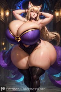 league-of-legends-hot-hentai-–-female-only,-huge-ass,-fox-ears,-curvy,-k/da-ahri,-highres,-black-legwear