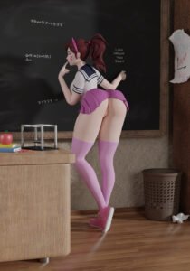 overwatch-sex-art-–-no-panties,-ass,-stockings,-skirt,-school