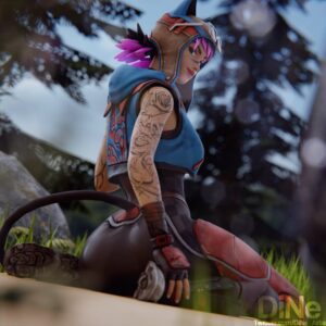 fortnite-game-porn-–-renegade-lynx,-tattoos,-cat-ears