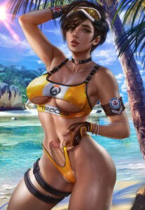 overwatch-game-porn-–-edit,-choker,-abs,-eyewear-on-head