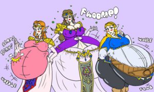 the-legend-of-zelda-porn-–-zelda-(breath-of-the-wild),-bloated-belly,-zelda-(ocarina-of-time)
