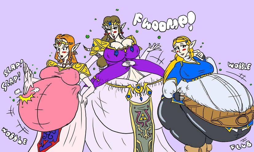 the-legend-of-zelda-porn-–-zelda-(breath-of-the-wild),-bloated-belly,-zelda-(ocarina-of-time)