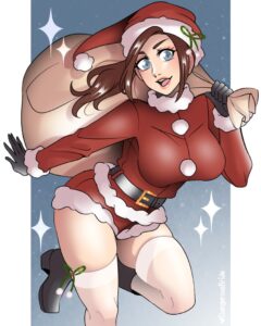 resident-evil-porn-–-female-solo,-solo-female,-solo,-female-only,-jill-valentine,-santa-bag,-thick-thighs