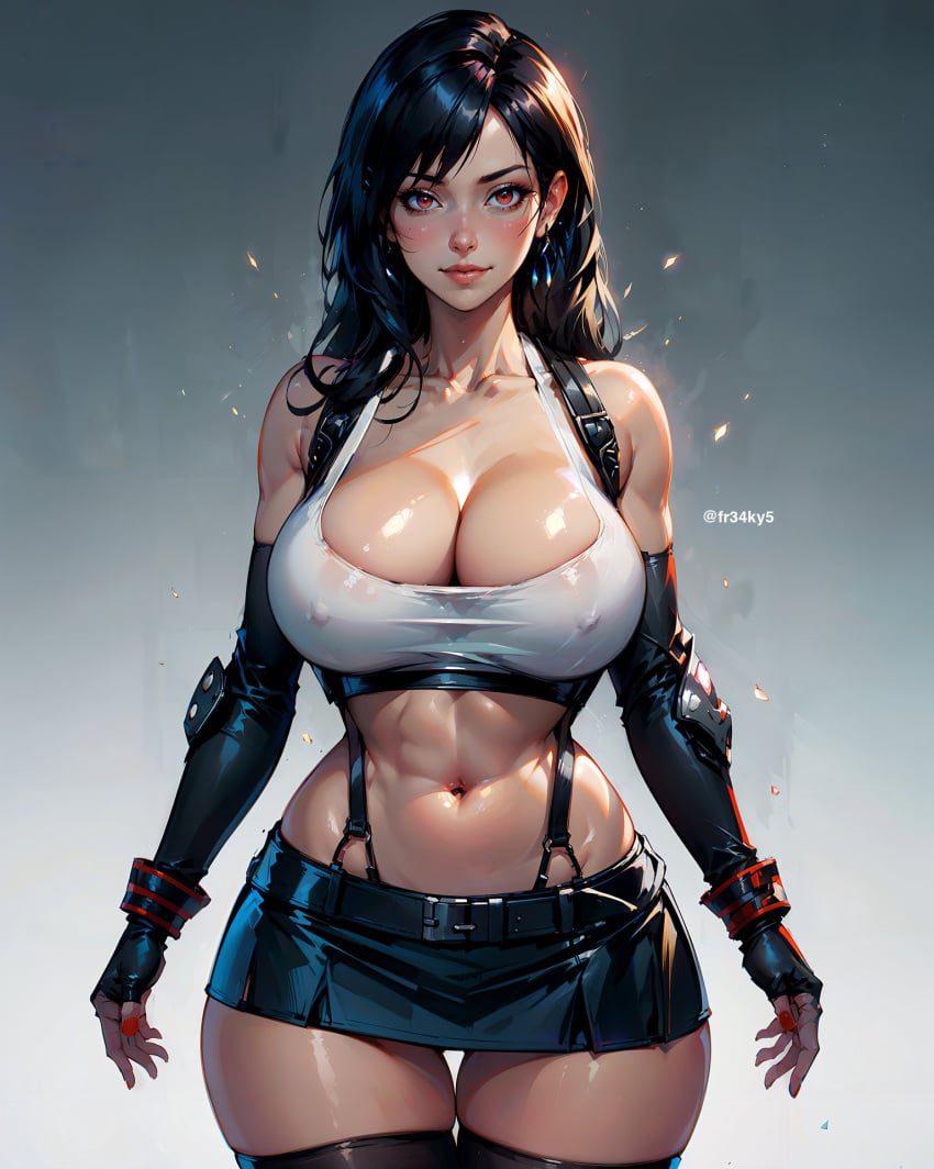 final-fantasy-sex-art-–-solo,-female-only,-female-focus,-clothed,-gloves,-tifa-lockhart