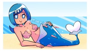 lana&#other-hentai-art-–-nintendo,-blue-hair,-ls,-beach,-mermaid