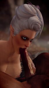 skyrim-free-sex-art-–-large-breasts,-white-hair,-breasts,-oral-sex,-the-elder-scrolls,-dark-skin,-big-ass