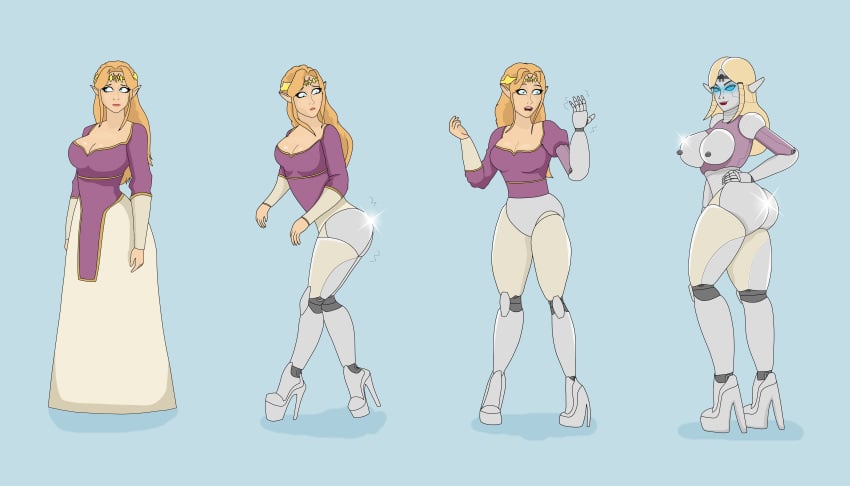 the-legend-of-zelda-sex-art-–-robot-humanoid,-robot-girl,-robotization,-breasts