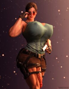 Tomb Raider Game Hentai - glasses, bokeh, balls, pinup 3 tomb-raider-game-hentai-–-glasses,-bokeh,-balls,-pinup