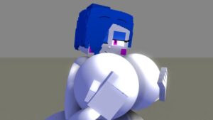 minecraft-rule-–-one-eye-closed,-big-breasts,-ballora,-solo-female,-naked-female,-female-only