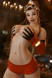 overwatch-hentai-–-gslatex-clothing,-latex,-latex-gloves,-oiled-breasts