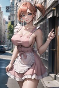kasumi-free-sex-art-–-female-only,-maid-apron,-cowboy-shot,-nipples