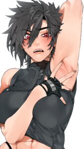 final-fantasy-game-hentai-–-muscular-male,-tomboy,-athletic-female,-arms-up,-confusion,-short-hair,-muscular