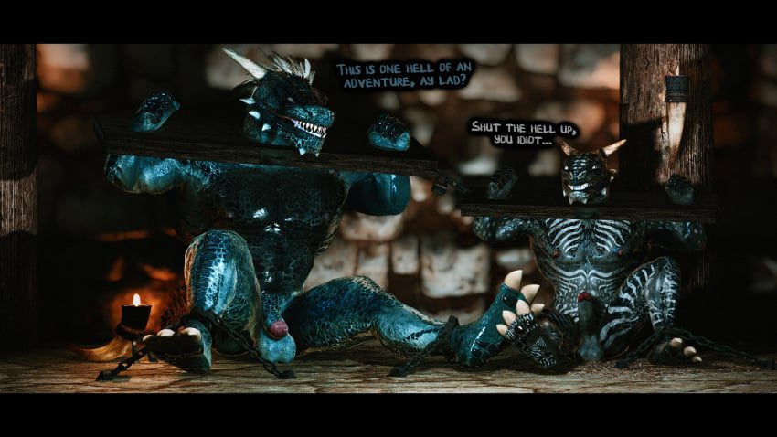 skyrim-sex-art-–-duo,-anthro,-submissive,-the-elder-scrolls,-scalie,-ponyplay,-spanking