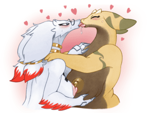 pokemon-sex-art-–-female,-white-fur,-white-body,-pokemon-(species),-furred-dragon,-french-kissing,-heart