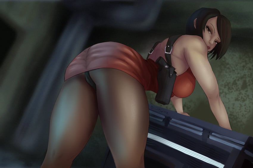 resident-evil-game-porn-–-resident-evil-bsurd-res,-boinboinz,-narrowed-eyes,-looking-back,-looking-at-viewer,-ada-wong