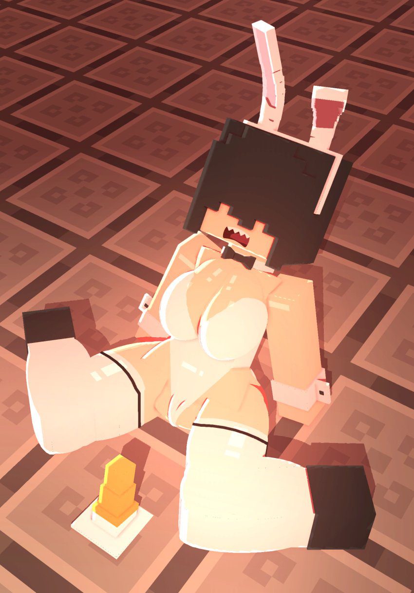 minecraft-hentai-–-pointy-teeth,-oc,-bunnysuit,-hi-res,-breasts,-original-character,-curvy
