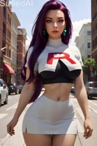 jessie-hentai-xxx-–-team-rocket,-ai-generated,-crop-top,-short-skirt