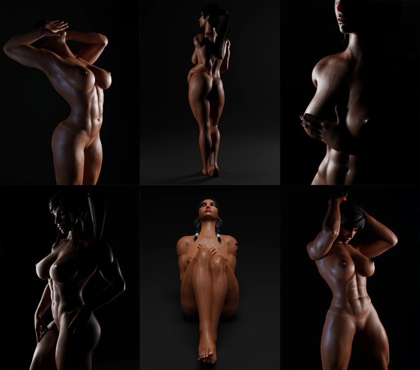 overwatch-xxx-art-–-solo,-athletic,-dark-skinned-female,-pharah,-blender