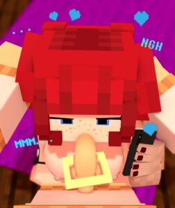 minecraft-hentai-art-–-ylissymc,-wet-pussy,-phone,-red-hair