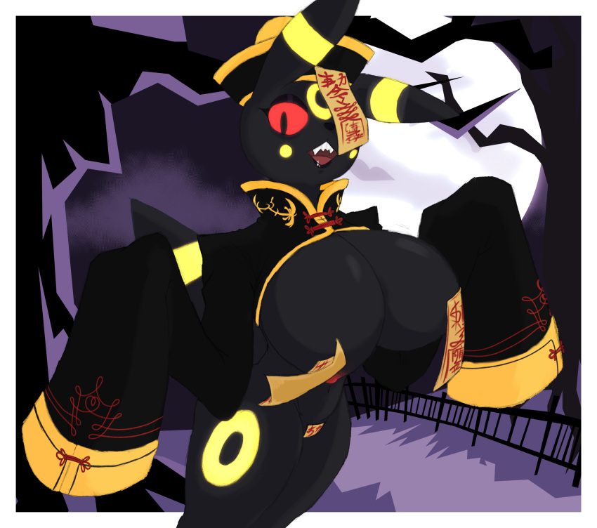 pokemon-free-sex-art-–-generation-kemon,-halloween,-eeveelution,-open-smile,-umbreon,-solo,-black-eyes