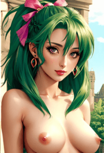 final-fantasy-hentai-art-–-looking-at-viewer,-naked-female,-terra-branford,-pink-ribbon,-blue-eyes