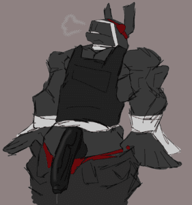 fortnite-porn-hentai-–-bandaged-neck,-epic-games,-black-body,-eyewear,-dripping,-partially-clothed