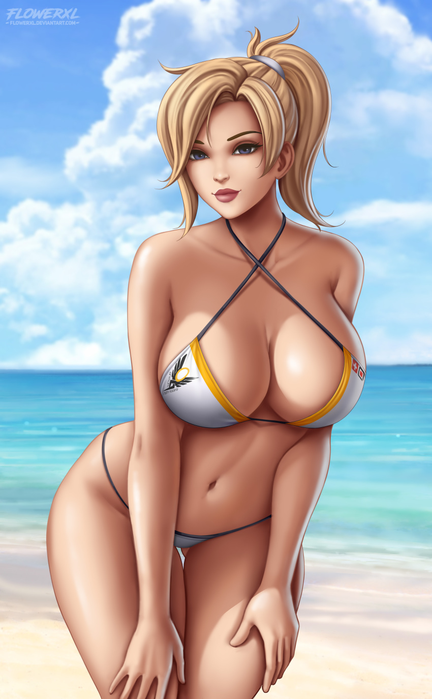 overwatch-rule-xxx-–-female-only,-thick-thighs,-female-focus,-solo,-mercy,-thighs,-blonde-hair