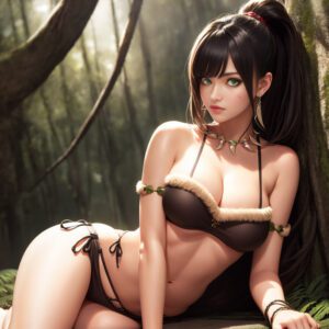 league-of-legends-hot-hentai-–-solo-female,-forest,-tribal-tattoos,-forest-background
