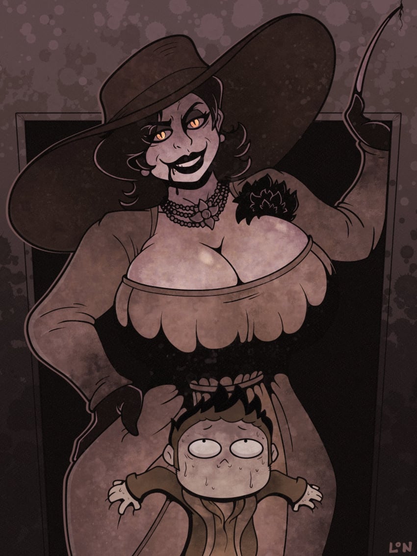 resident-evil-rule-xxx-–-white-dress,-cleavage,-looking-at-viewer