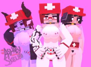 minecraft-xxx-art-–-first-aid-kit,-purple-eyes,-spiked-belt,-angel-matty