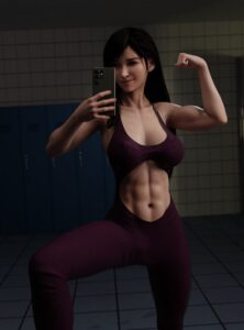 final-fantasy-sex-art-–-female,-ls,-tifa-lockhart,-flexing-bicep,-long-hair,-sportswear