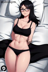 jawbreaker-hentai-xxx-–-solo,-tattoo,-panties,-glasses