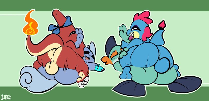 pokemon-porn-–-lying,-accessory,-fin,-toe-claws,-male,-croconaw,-teeth