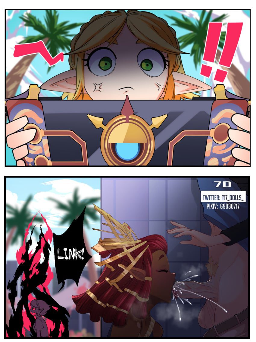 the-legend-of-zelda-rule-porn-–-artist-name,-riju,-!!,-link,-big-penis,-holding-object