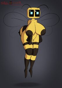 minecraft-free-sex-art-–-simple-background,-soultaker-(artist),-bee