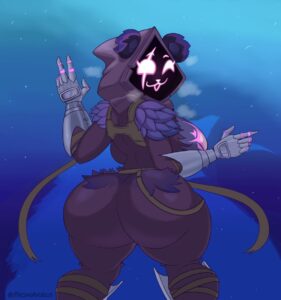 raventeamleader-xxx-art-–-large-ass,-breasts,-steaming-body,-butt-crack