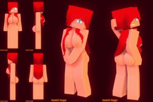 minecraft-free-sex-art-–-twin-braids,-erect-nipples,-outside,-ls,-smile,-blue-eyes