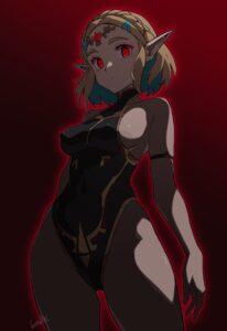 the-legend-of-zelda-hentai-art-–-erect-nipples-under-clothes,-glowing-eyes,-corruption,-the-legend-of-zelda:-tears-of-the-kingdom,-nipples-visible-through-clothing