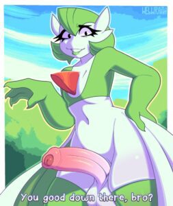 pokemon-free-sex-art-–-,-gardevoir,-balls,-green-hair,-talking-to-viewer,-looking-down