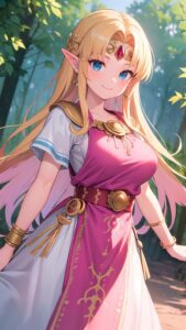 the-legend-of-zelda-porn-–-front-view,-tiara,-pointy-ears,-accessory