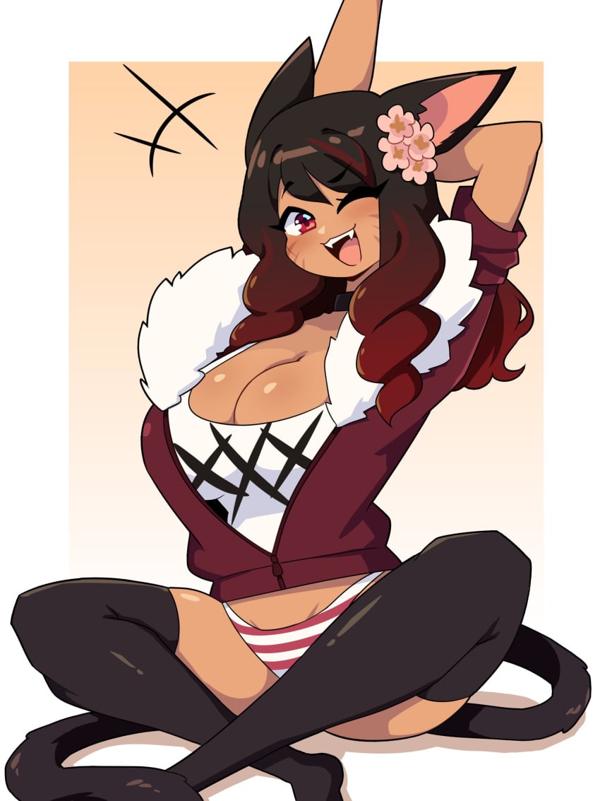 final-fantasy-porn-–-smiling-at-viewer,-red-eyes,-hoodie,-final-fantasy-xiv