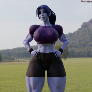overwatch-game-hentai-–-female-only,-tattoo-on-stomach,-black-nails,-thick-thighs,-oiled-skin,-black-thong,-fit-female