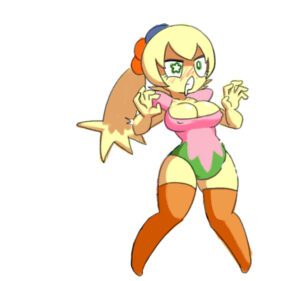 minusntai-–-shorts,-thick-thighs,-ponytail,-kirby-star-allies