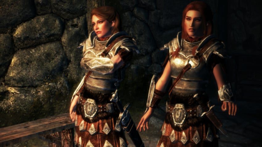 skyrim-porn-–-sheathed-sword,-sheathed-weapon,-worried-expression,-sigrid,-armor,-skirt