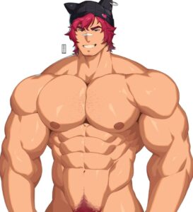 league-of-legends-game-hentai-–-large-pectorals,-looking-at-viewer,-hairy-chest,-chest,-abs