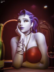 overwatch-rule-porn-–-large-breasts,-resting-on-arm,-looking-at-viewer,-sitting,-long-hair,-gold-earrings